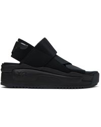 Y-3 - Black Rivalry Sandals - Lyst