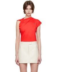 【関税込み】Vivienne Westwood レッド Hebo Tシャツ Vivienne Westwood: Red Hebo T-Shirt | SSENSE
