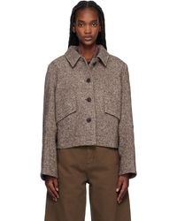 Henrik Vibskov - トープ Dusk ウール テーラードジャケット - Lyst
