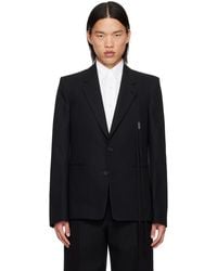 Ann Demeulemeester - Fitted Blazer - Lyst
