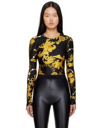 Versace - Baroque-print Bodysuit - Lyst