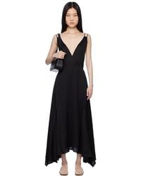 Lanvin - Silk Bowling Midi Dress - Lyst