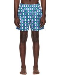 Lacoste - Printed Swim Shorts - Lyst
