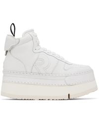 R13 - Riot Leather High Top Sneakers - Lyst