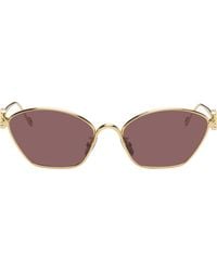 Loewe - Anagram Hexagonal Sunglasses - Lyst
