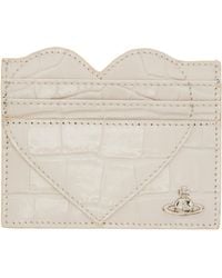 Vivienne Westwood - Off- Heart Card Holder - Lyst