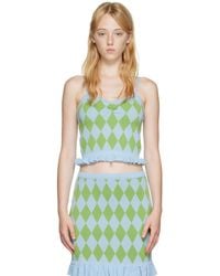 Pushbutton - Argyle Tank Top - Lyst