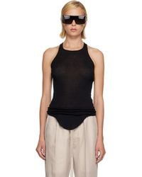 Rick Owens - Tower Basic Rib Tank Top - Lyst