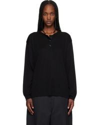 Studio Nicholson - Rutas Jersey Henley - Lyst