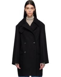 TOTEME - Broad Peacoat - Lyst