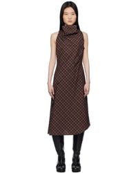 Pushbutton - Halter Sleeveless Midi Dress - Lyst