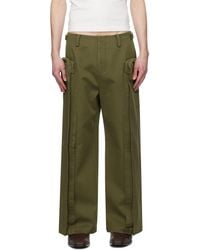 Fax Copy Express - Khaki Vertical Pocket Cargo Pants - Lyst