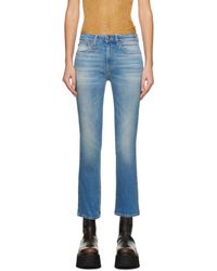 R13 - Blue Kick Fit Jeans - Lyst