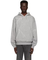 Givenchy - Gray Graphic Hoodie - Lyst