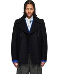 専用　DRIES VAN NOTEN ブラック ダッフルコート M メンズ Dries Van Noten クロップド ダッフルコート ブラック | Lyst