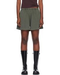 Our Legacy - Khaki Gored Shorts - Lyst