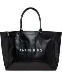 Anine Bing - Leo Coated Canvas Tote - Lyst