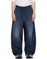 Balenciaga - Patched Baggy Jeans - Lyst