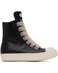 Rick Owens - Ssense Exclusive Black Kembra Pfahler Edition Jumbo Lace Sneakers - Lyst