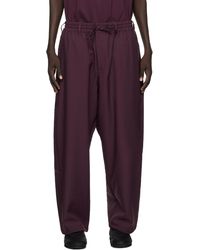 Y-3 - バーガンディ Sport Uniform トラックパンツ - Lyst