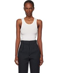 Mugler - Ribbed Tank Top - Lyst