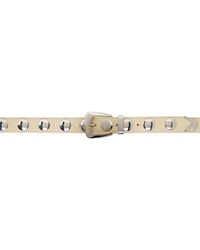 KHAITE - Benny Studs Belt - Lyst
