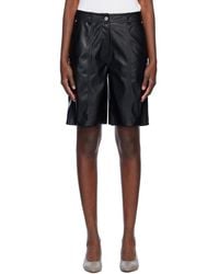 Stand Studio - Julieta Faux-Leather Shorts - Lyst