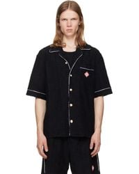 CASABLANCA - Towelling Monogram Short Sleeve Shirt - Lyst