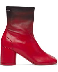MM6 by Maison Margiela - Anatomic Block-Heel Boots - Lyst