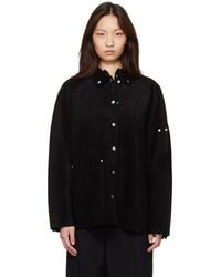 Studio Nicholson - Dash Suede Jacket - Lyst