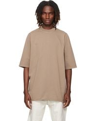 Rick Owens - Taupe Temple Jumbo S/S T-Shirt - Lyst