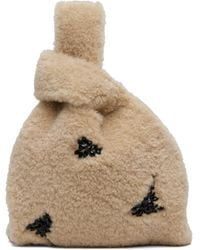 Simone Rocha - Mini Embellished Faux Fur Shopper Tote - Lyst