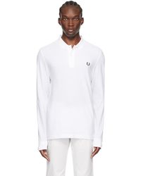 Fred Perry - F Perry ホワイト M6006 ポロシャツ - Lyst
