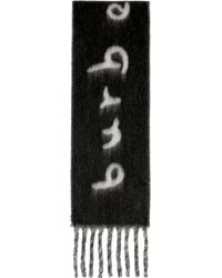 Burberry - Logo Alpaca Wool Blend Scarf - Lyst