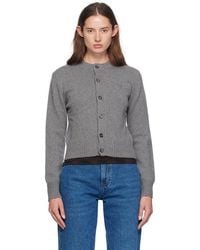 Ami Paris - Cashmere Ami De Cœur Cardigan - Lyst