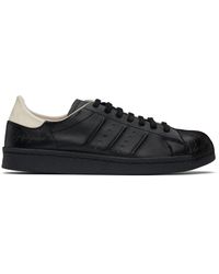 Y-3 - ブラック＆ホワイト Superstar スニーカー - Lyst