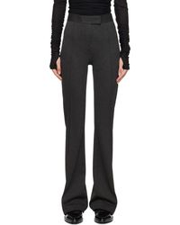 Helmut Lang - Gray Flared Trousers - Lyst