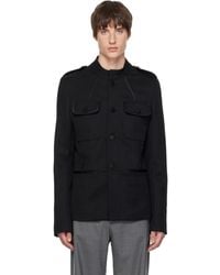 AARON ESH - Twill Blouson Jacket - Lyst