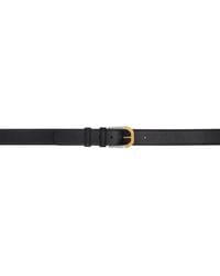 The Row - Art Deco Box Calf Leather Belt - Lyst