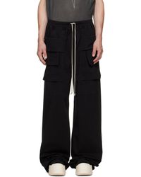 Rick Owens - Tower Creatch Wide Cargo Drawstring Pants - Lyst