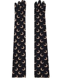 Marine Serre - Recycled Moon Jersey Long Gloves - Lyst