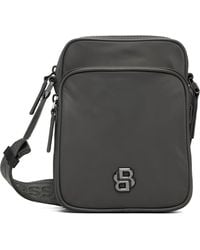 BOSS - Reporter Double B Monogram Bag - Lyst