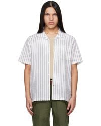 Barbour - Park Seersucker Striped Short-Sleeved Shirt - Lyst