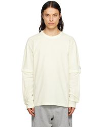 Y-3 - Off-white Layered Long Sleeve T-shirt - Lyst