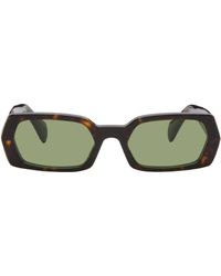 Retrosuperfuture - Lunettes De Soleil 'L'Altro' Brunes - Lyst