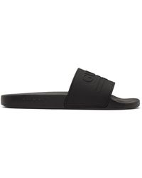 Gucci Sandales a enfiler noires Vintage GG