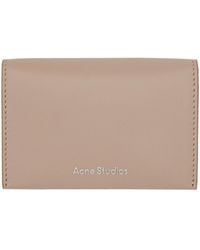 Acne Studios - Folded Leather Card Holder - Lyst