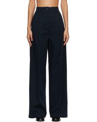 A.P.C. - Pantalon Ginny Bleu Marine - Lyst