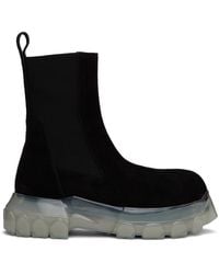 Rick Owens - Black Beatle Bozo Tractor Boots - Lyst
