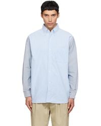 Nanamica - Button Down Stripe Storm Shirt - Lyst